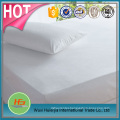 100% Cotton Hotel Single Bed White Fitted Sheet, Elastic Fitted Sheet